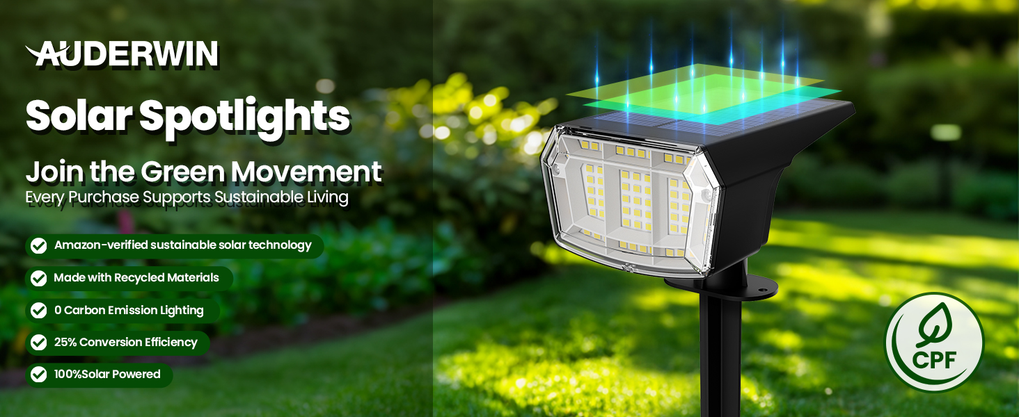 solar spot lights outdoor waterproof