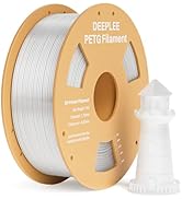 DEEPLEE PETG 3D Printer Filament 1.75mm 1KG, Dimensional Accuracy +/- 0.02 mm, High Toughness &amp; I...