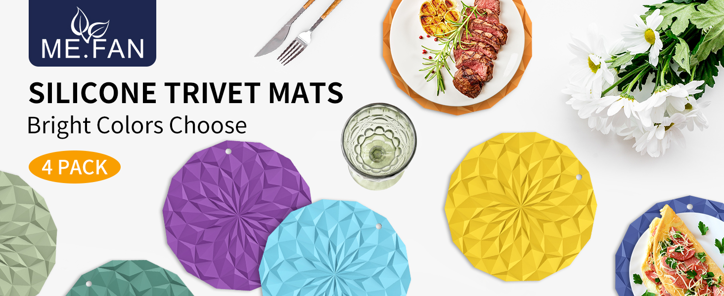 Silicone Trivet Mats