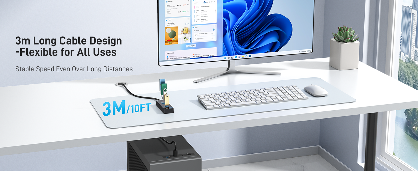 4 Port USB 3.0 Hub