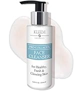 Kleem Organics Pro-Collagen Glycolic Acid Face Wash with Salicylic Acid - Organic Face Cleanser f...