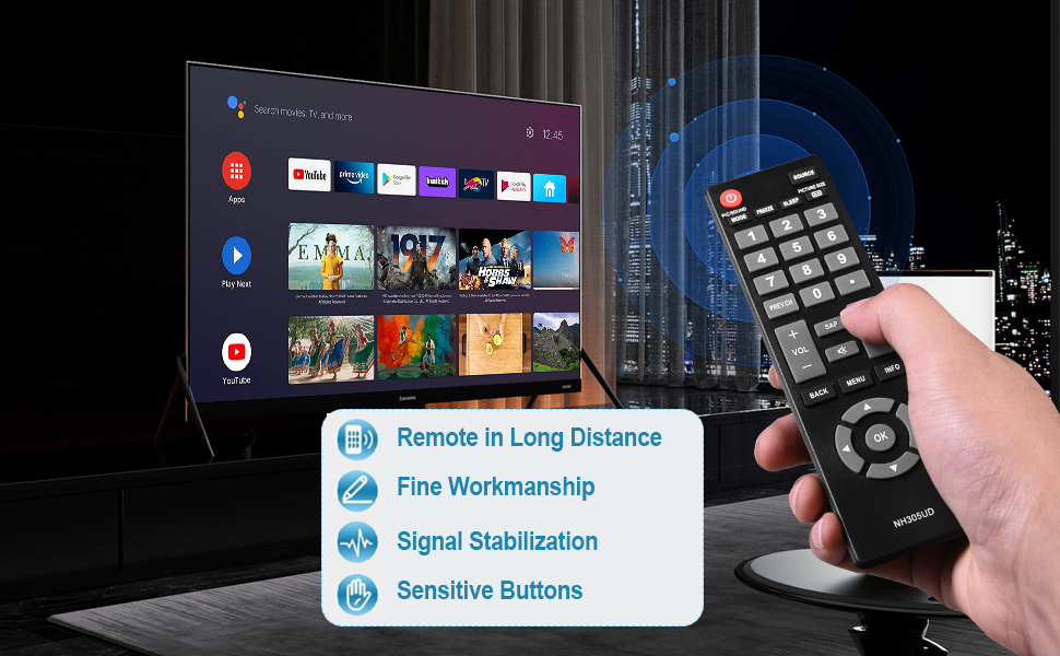 emerson tv remote