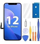 Ayake for iPhone 12/12 Pro Screen Replacement, 6.1 inch FHD LCD Display and Touch Digitizer Scree...