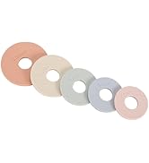 Geesta Rolling Pin Guide Rings Multicolored Spacer Bands 10 Peice Set for Geesta Adjustable Wood ...