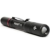 NiteRider Focus+ 110 Handheld Flashlight Professional Grade USB Rechargeable Pen Light Beam Adjus...