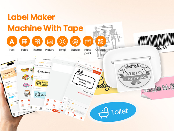 Label Maker Machine With Tape