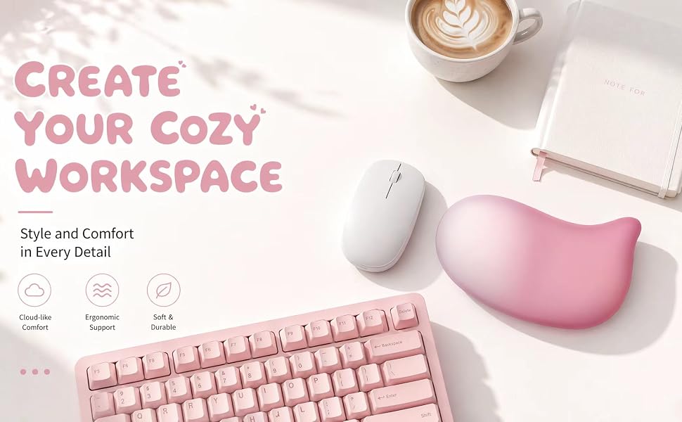 Ergonomic Keyboard Wrist Rest Cushion