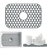 SAMSIER Sink Protectors for Kitchen Sink, Kitchen Sink Accessory - Silicone Mats Grid for Stainle...