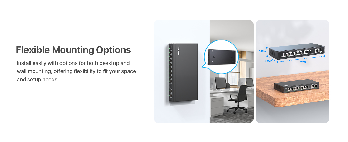 Flexible Mounting Options