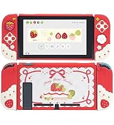 GeekShare Protective Case for Switch Slim Cover Case Compatible with Nintendo Switch, Separable S...