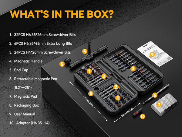 magnetic screwdriver set