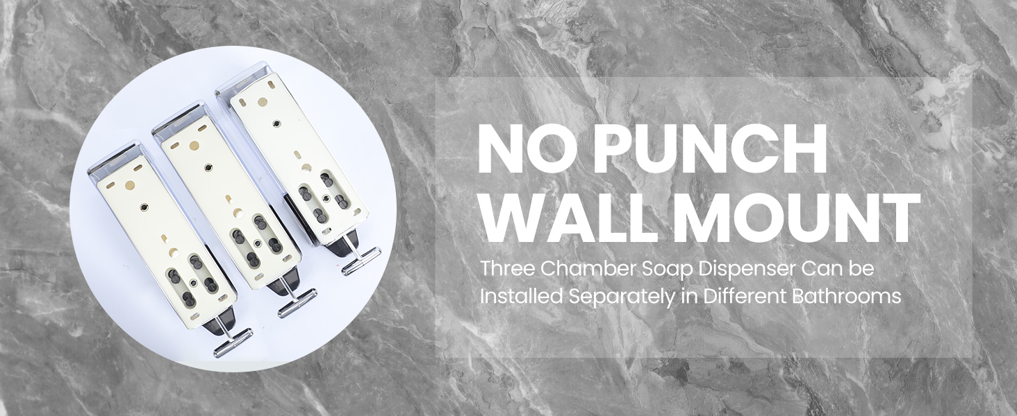shampoo conditioner body wash dispensers
