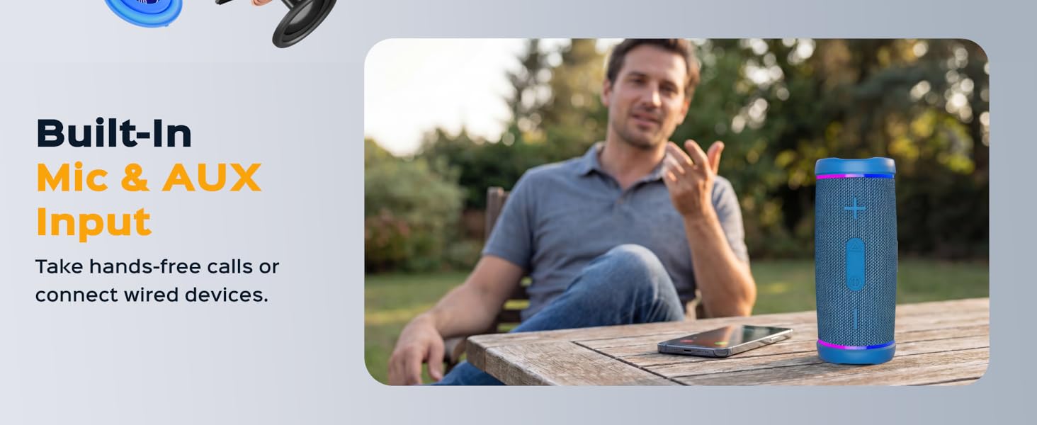 Built-In Mic &amp;amp; AUX Input