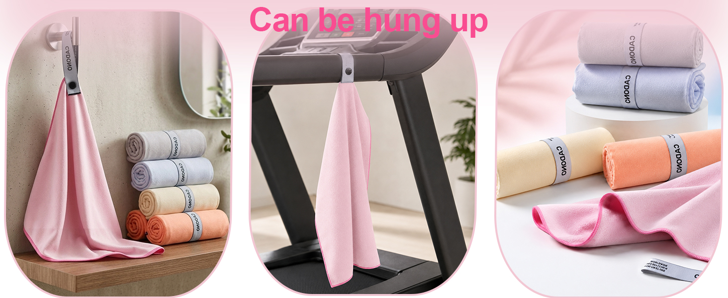 Gym Towel for Hot Yoga, Tennis, Working Out, Camping