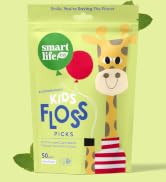 Kids Straw Wheat Flossers, Mint Flavored, 2 Pack - 100 Floss Picks