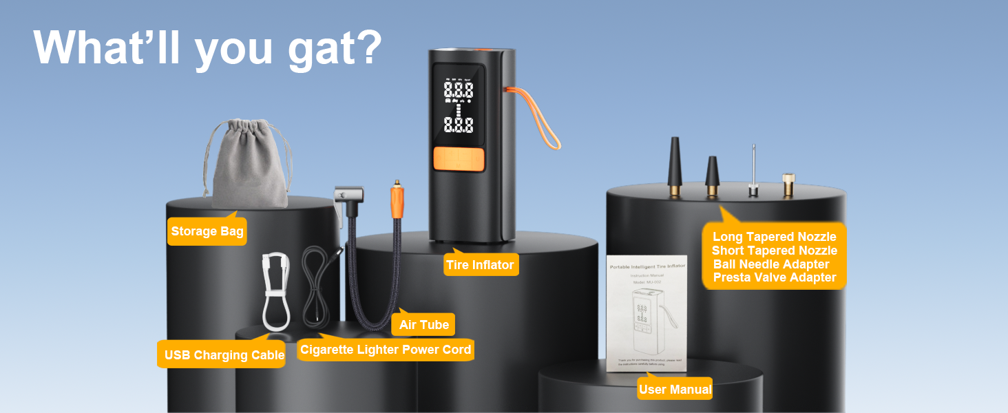 tire inflator portable air compressor