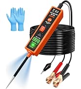 THIKPO Power Circuit Probe Tester Kit, 6V-24V DC Test Light, Automotive Circuit Tester Car Short ...