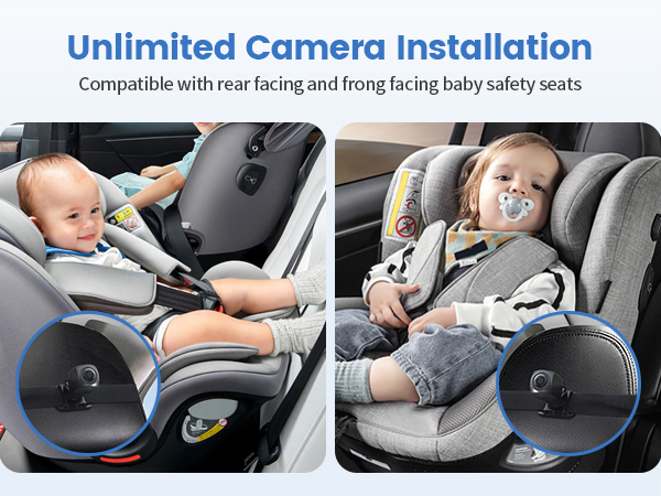 Baby camera for car