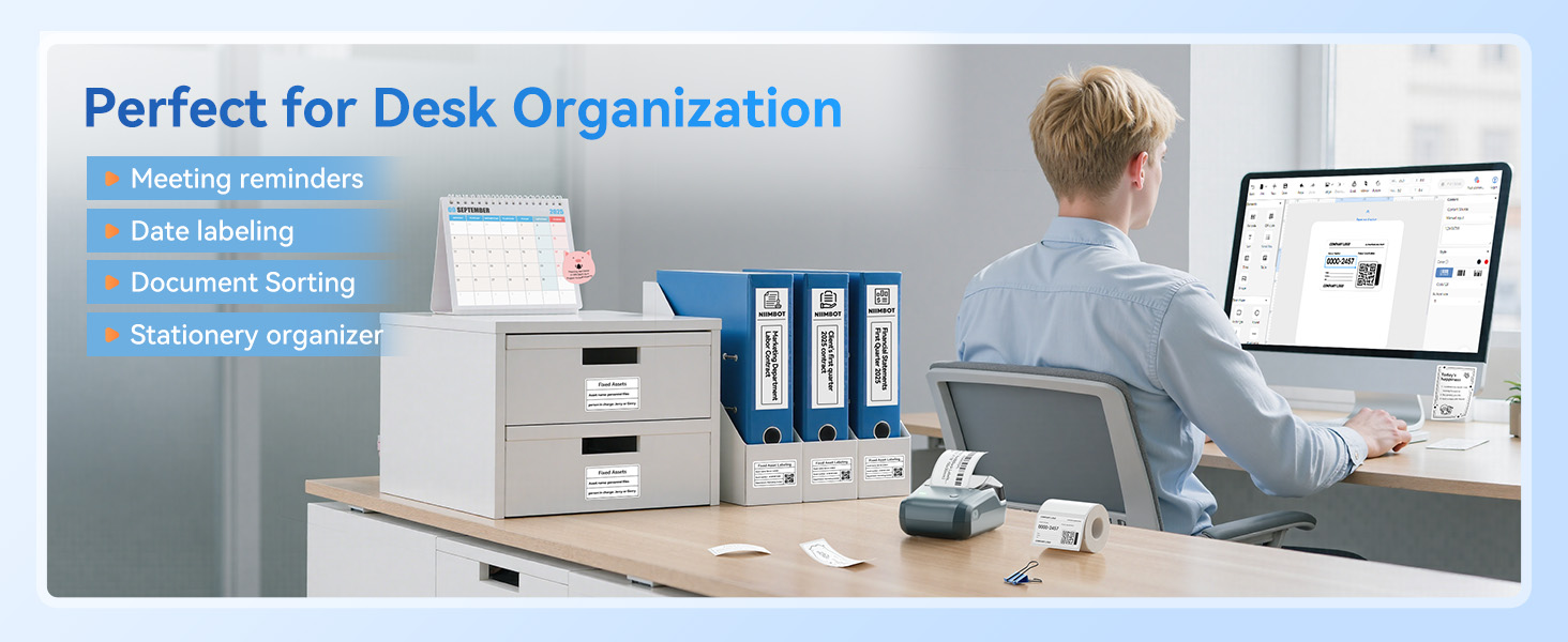 Perfect for Desk Organization, Labeling &amp;amp;amp; Identification, Deadlines &amp;amp;amp; Files