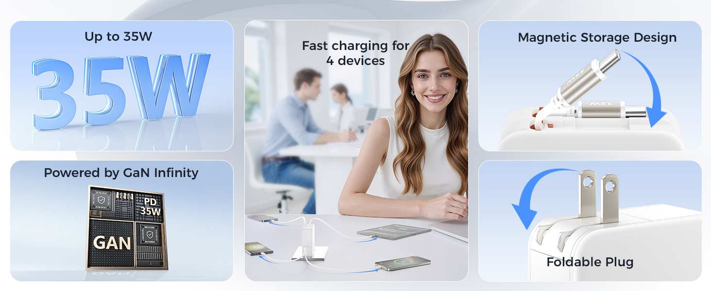 retractable wall charger