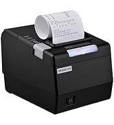 Rongta POS Printer, 80mm Thermal Receipt Printer, Restaurant Kitchen Printer with Auto Cutter, US...