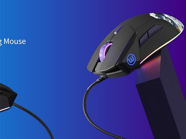 wired gaming mouse