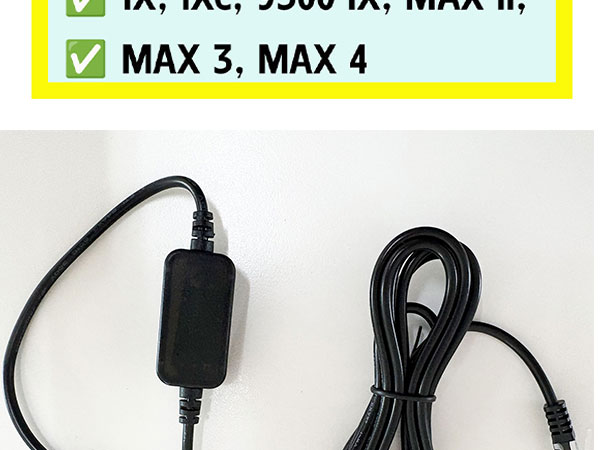 Replacement for Escort Radar Detector Power Cord