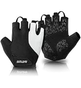 SIMARI GEL Pad Cycling Gloves for Men &amp; Women, Workout Gloves with Cushion, Breathable, Grip, Gif...