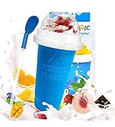 Slushy Maker Cup, DIY Magic Slushy Maker Squeeze Cup, Portable Smoothie Squeeze Cup for Juices, M...