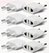 European to US Plug Adapter, Unidapt EU to US Adapters, Europe to USA Plug Adaptor, 220V to 110V