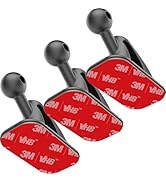 SkyTian 17mm Ball Mount Base, 3 Pack Car Mount Adhesive Replacement for Magnetic Car Phone Holder...