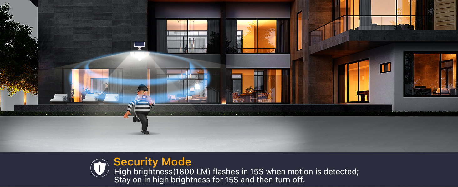 solar powered security lights