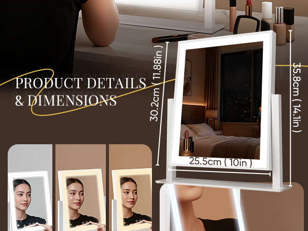 vanity mirror with light