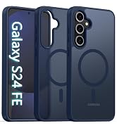 Oterkin Magnetic for Samsung Galaxy S24 FE Case Matte, S24 FE Phone Case Compatible with MagSafe ...