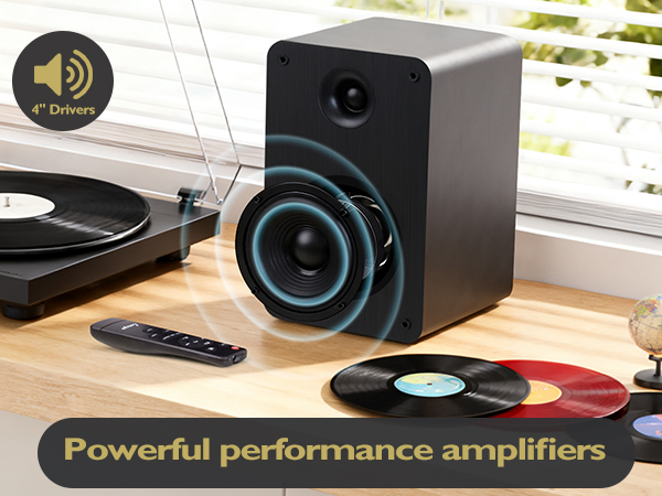  hifi speakers, studio monitors, active speakers, stereo speakers, 