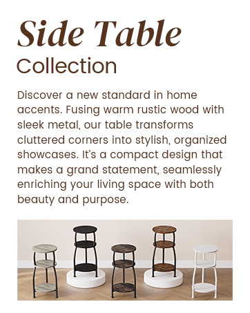 small round side table
