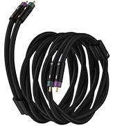 Tertullus RCA Audio Cables OFC Silver Plated Stereo Audio Interconnect Cable with Silver Plated S...