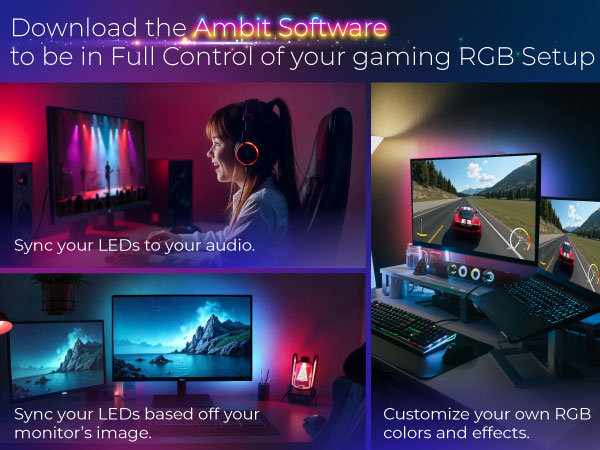 synch your monitor to leds