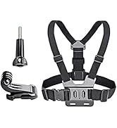 Chest Mount Harness Strap Body Mount Chesty Compatible with Gopro Hero 13 12 11 10 9 8 7 6 5,AKAS...