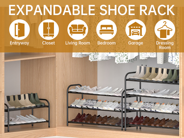 shoe rack for closet