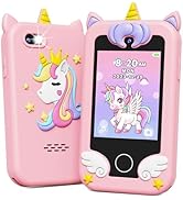 KOKODI Kids Smart Phone Toys, Birthday Gifts Unicorn Toddler Play Phone for Girls 3-10, Touchscre...
