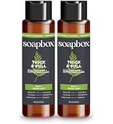 Soapbox Men's Thick and Full 2 in 1 Shampoo and Conditioner Men, Natural Mens Shampoo and Conditi...