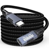 CLAVOOP USB C Extension Cable 10FT, USB Type C Male to Female Extender Cord, 20Gbps Data Transfer...