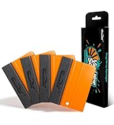 NEWISHTOOL Stitched Buffer Felt Vinyl Wrap Squeegee, 4-Pack Squeegee for Vinyl with Double Layer ...