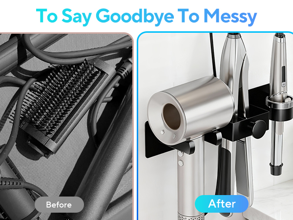 hairdryer holder for bathroom