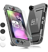 FUNDIARY PC+PC Clear Protective Case for Switch 2(2025), Shock-Absorption Accessories for Switch ...