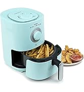 Nostalgia Personal Air Fryer 1-Quart, Compact Space Saving, Adjustable 30 Minute Timer and Temper...