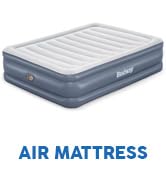Bestway Tritech, Sized 20" Thick Durable Comfortable Mattress Pad for Portable Relaxation with Bu...