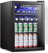Antarctic Star 2.6cu.ft Mini Fridge 100 Can Beverage Refrigerator Wine Cooler/Cabinet Small Beer ...
