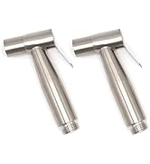 Plurvix Handheld Bidet Sprayer Heads, 2 PCS Stainless Steel Replacement Sprayer Heads Only, Refil...